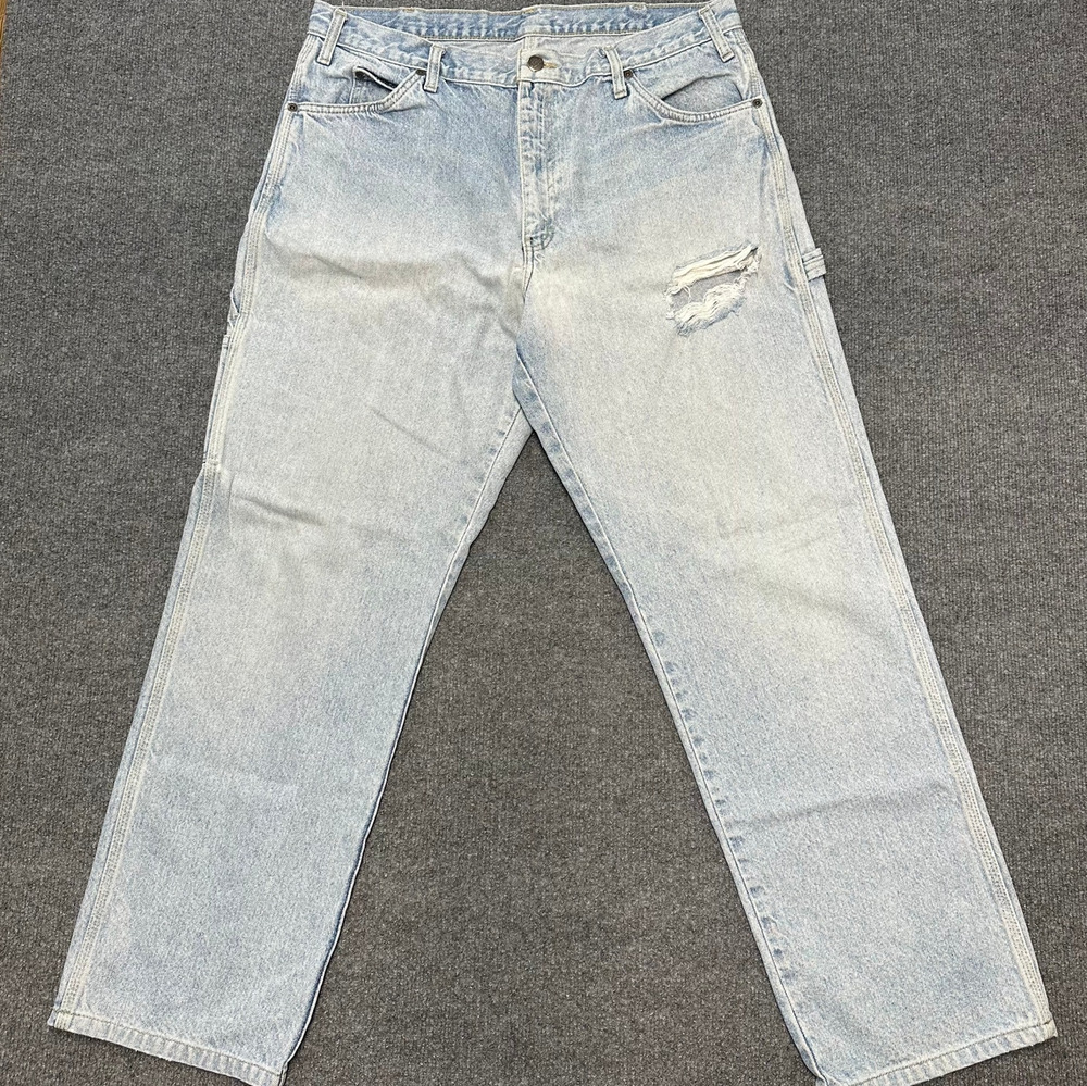 Vintage Dickies Men's Carpenter Jeans Worn in Utility Baggy 90’s Y2K Denim 36x32